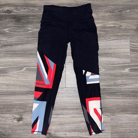 Sweaty Betty Pants - Sweaty Betty Power Union Jack Leggings